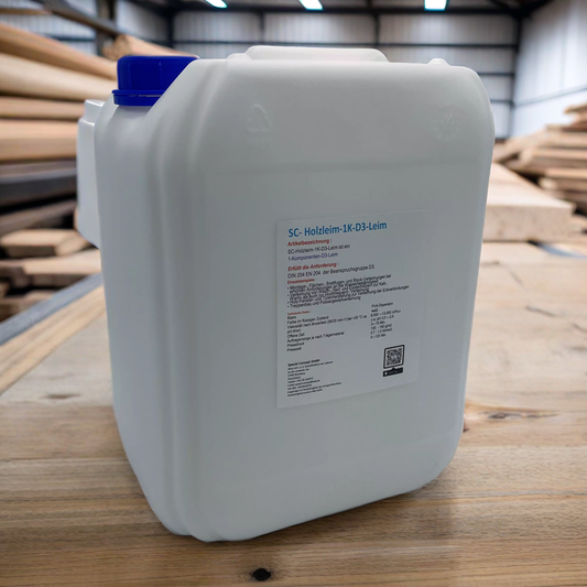 D3 Holzleim weiß, 10,00 kg, in einem stabilen Kanister