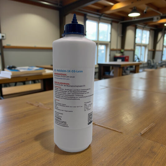 D3 Holzleim weiß 1,00 Kg Leim Kostenloser Inlandsversand!!!