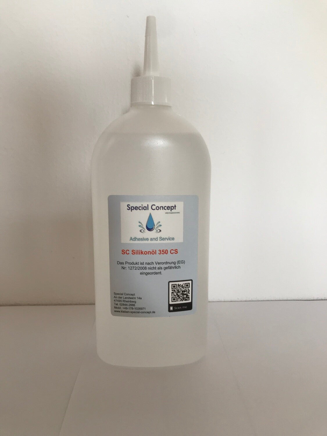 0,500 Liter Silikonöl 350 cSt / Gummipflege; Gleitmittel - Latex ; Pouring
(32,00 € / Liter )
Kostenloser Inlandsversand!!!