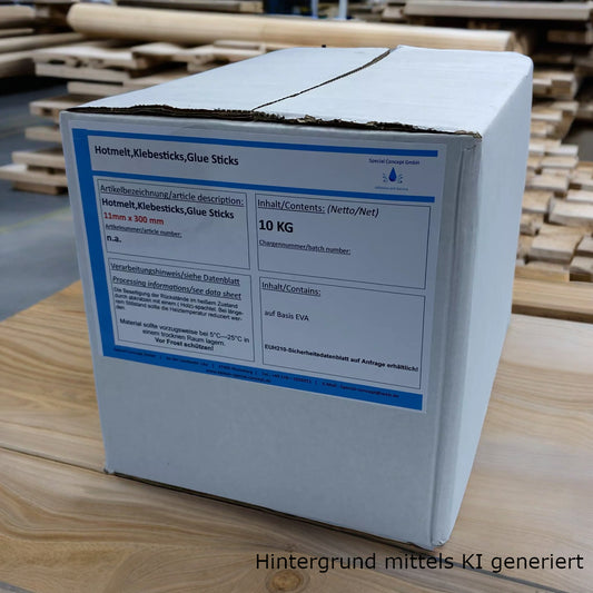 10,00 Kg Hotmelt, Heisskleber, Klebesticks,Glue Sticks 11mm x 300mm Kostenloser Inlandsversand!!!