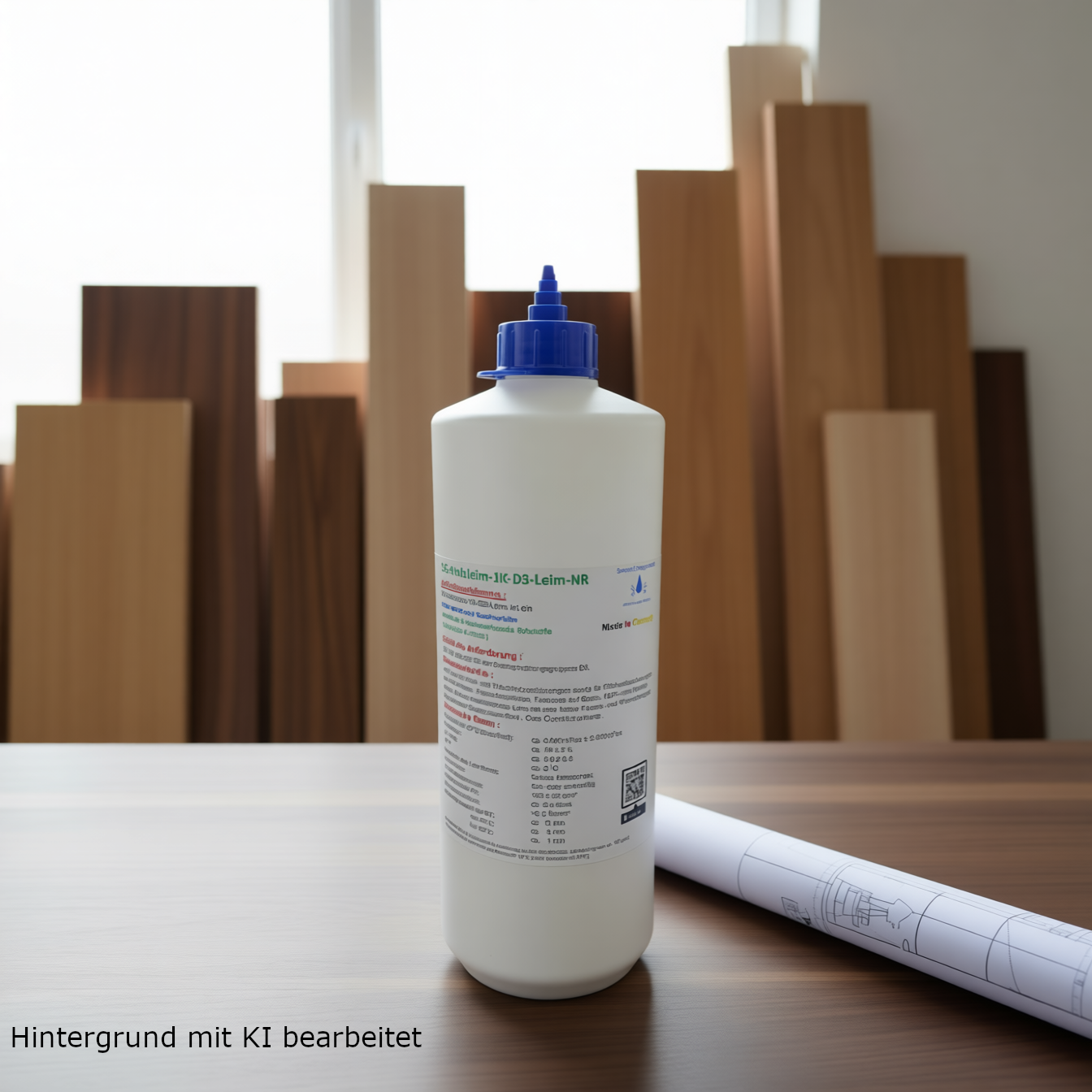 Holzleim D3 1,00kg  Bastelleim wasserfest ca.20 % nachwachsende Rohstoffe