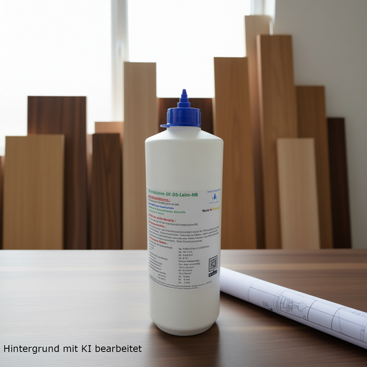 Holzleim D3 1,00kg  Bastelleim wasserfest ca.20 % nachwachsende Rohstoffe