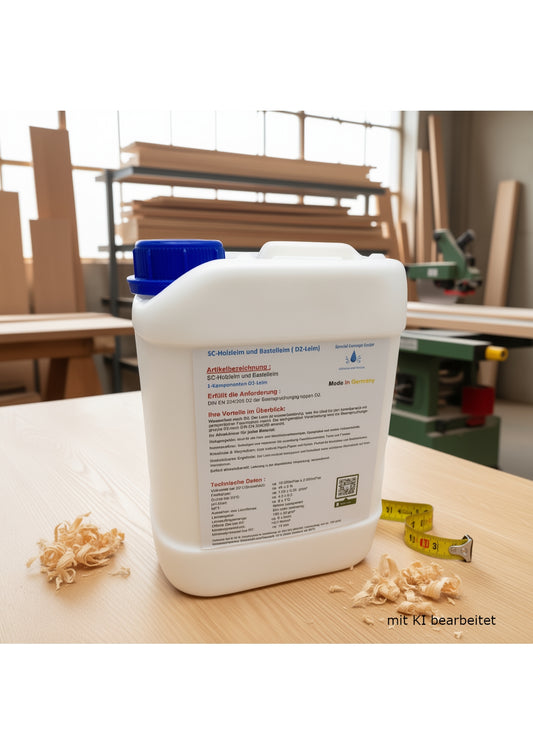 D2 Bastelkleber, Bastelleim, Holzleim weiß  2,50 Kg Leim (7,00 € / kg) Kostenloser Inlandsversand!!!
