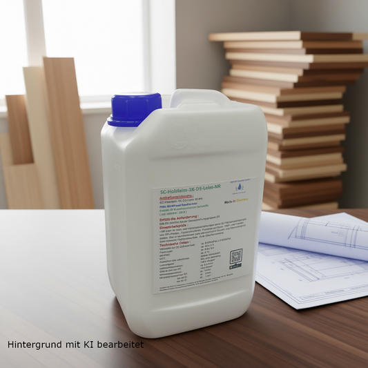 Holzleim D3 3,00kg  Bastelleim wasserfest ca.20 % nachwachsende Rohstoffe