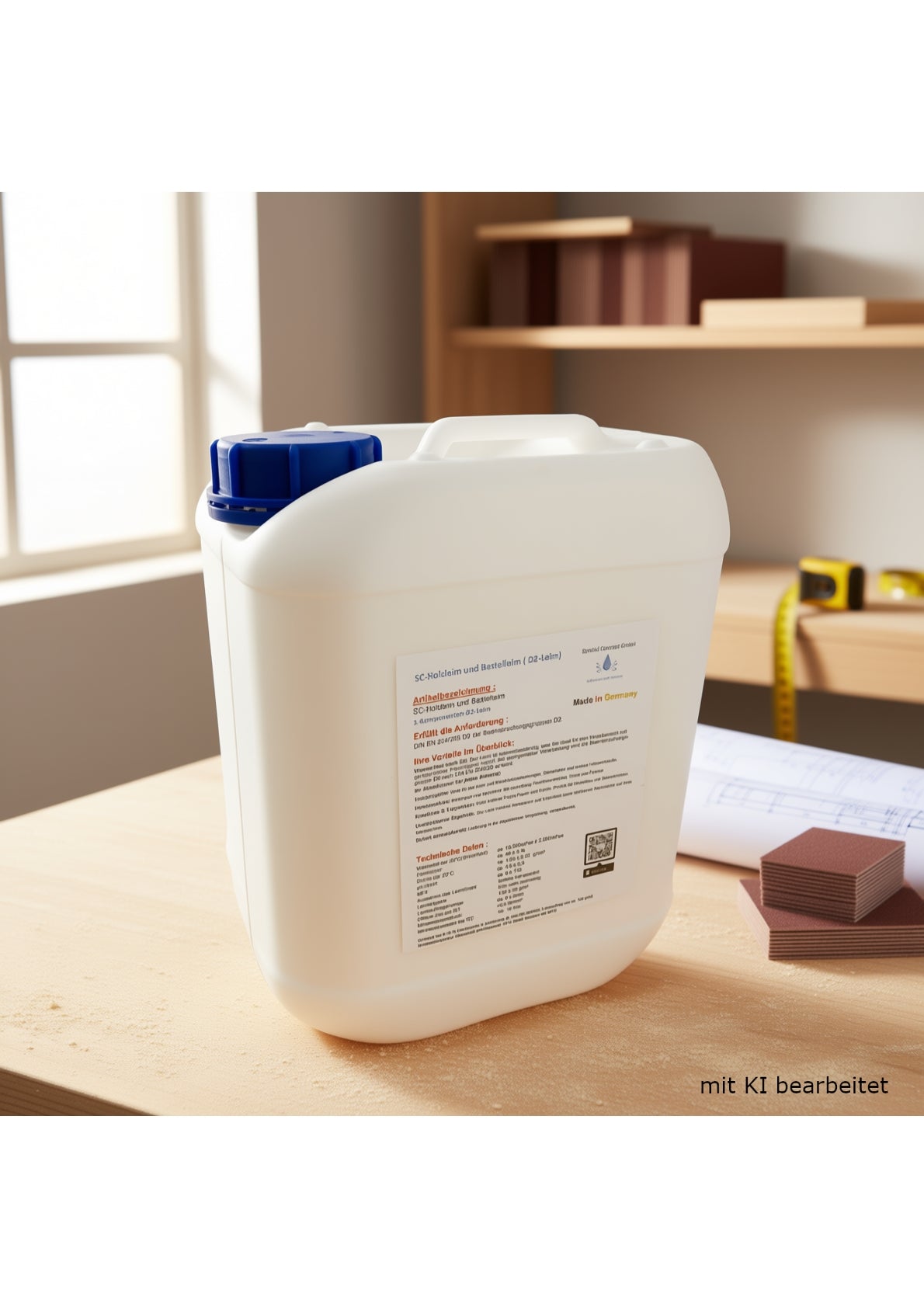 D2 Bastelkleber, Bastelleim, Holzleim weiß 5,00Kg Kostenloser Inlandsversand!!!