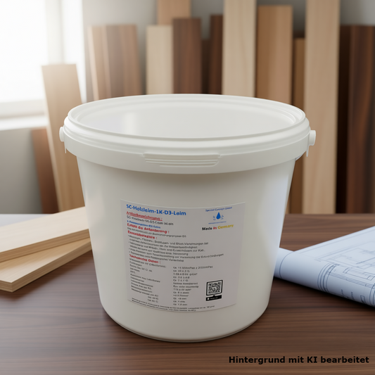 D3 !! EIMERWARE!! Holzleim weiß 5,00 Kg Leim Kostenloser Inlandsversand!!!